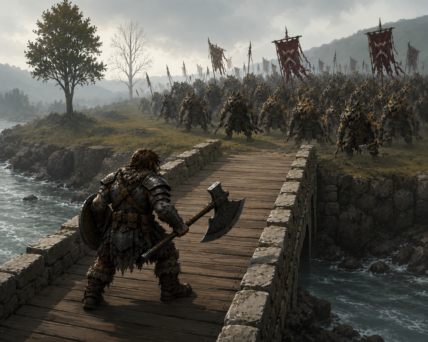 Nigök hält die Wyrmbrücke